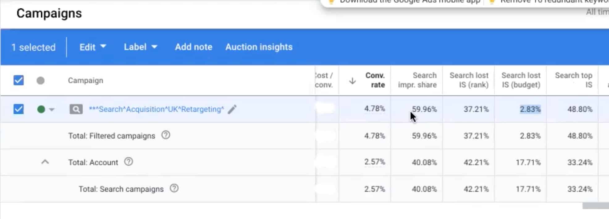 Search Retargeting