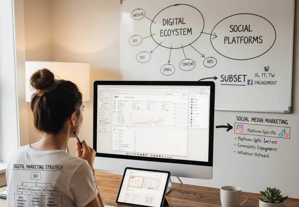 Social Media Marketing vs Digital Marketing Understanding the Difference