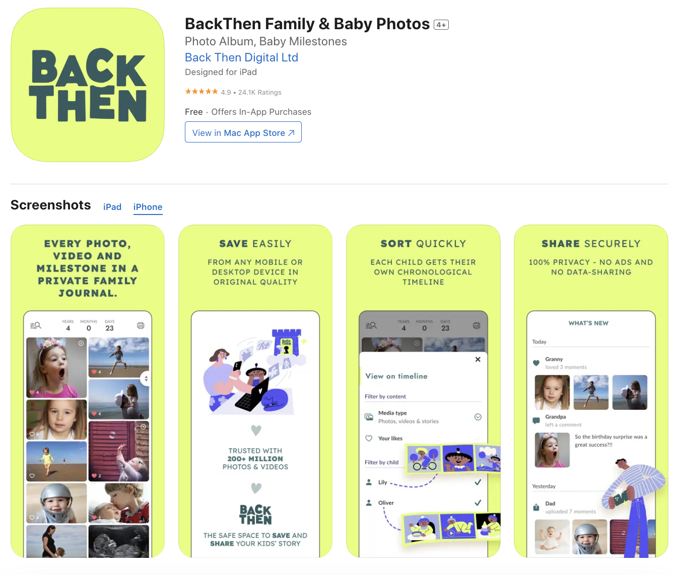 backthen-lifecake-appstore