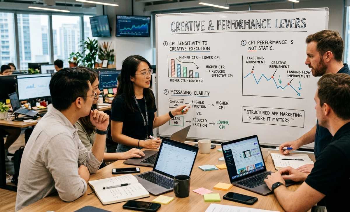 Creative and Performance Levers team meeting