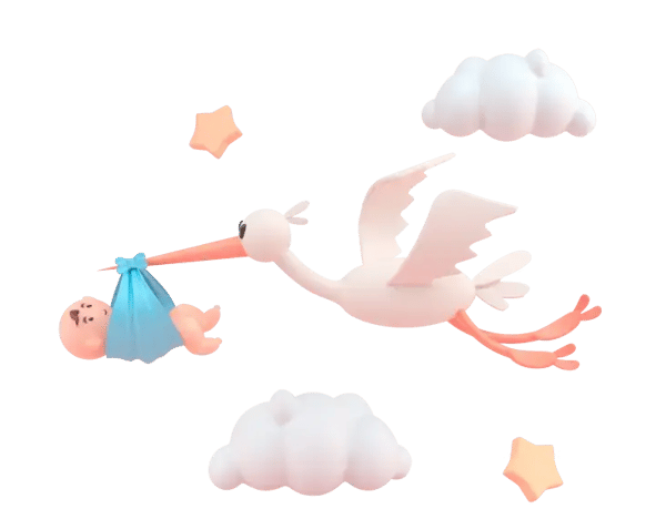 stork-carrying-baby-3d-illustration